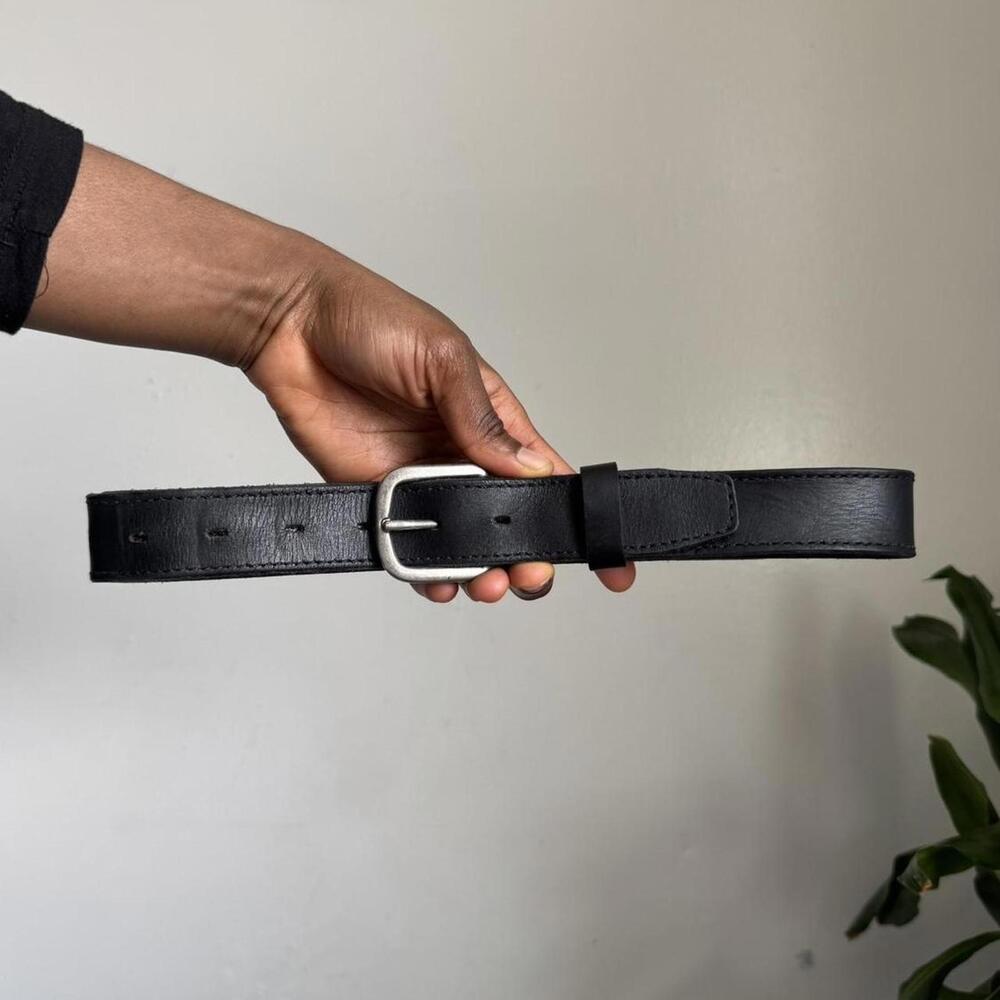 Main Street Forge minimalist grunge Leather Belt‎